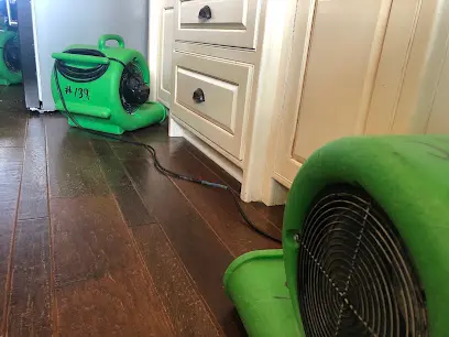 An appliance supply line leak flooding a Converse, TX laundry room